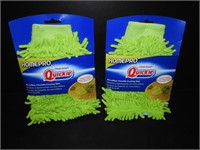 2 New Home Pro Quickie Microfiber Dusting Mitts
