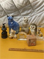 Owls, Cats & a boxed critter