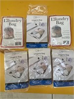Two Laundry Bags, Four Lingerie Bags