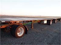 1972 Semi Flatbed Single Axle Trailer 30'