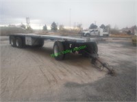 1985 Tandem Axle Pull Trailer w/ Turn Table 30'