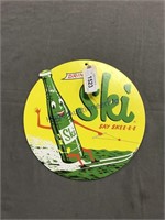 Ski beverage cardboard sign, 11"