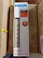 CASE OF 6 PHILIPS NEW SURGE PROTECTORS