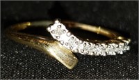 10k gold and diamond ring 1.5g