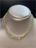 10kt Gold 20" Rope Chain