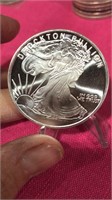 .999 1 oz Silver Round Strike