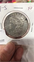 1897 S Morgan Silver $1 Dollar Coin, XF