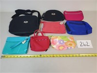 8 Assorted Cosmetic Bags