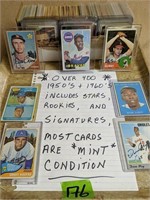 400 + 1950s, 60s Baseball Cards. Stars, Rookies