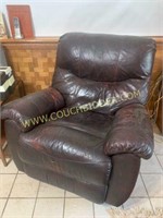 Brown recliner