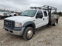 2006 Ford F450 Crewcab Flatbed Service Truck
