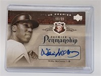 59/59 2007 Upper Deck Signed Willie McCovey