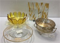 Art Glass Bowl & More K14G