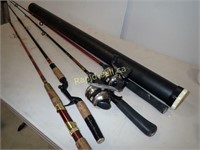 Rods, Reels and Rod Case