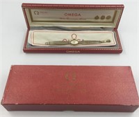 Vintage Omega Ladies auto watch in 10kt gold fille