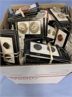 Large box lot of brand new assorted buttons, all f