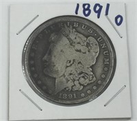 1891 O Morgan silver dollar         (112)
