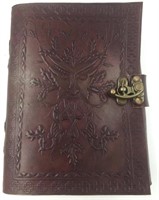 Leather bound journal 7" long        (g 223)