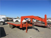 (DMV) 1980 Jacobsen Flatbed 16' Gooseneck Trailer