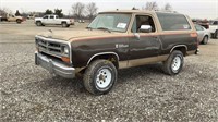 1990 Dodge Ram Charger 150 Off Road SUV,