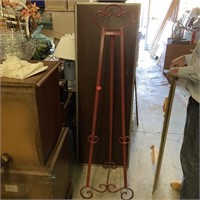 metal easel for hanging picture/sign