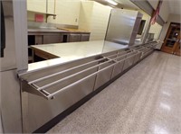 Stainless Steel Serving Table w/ Counter Door &