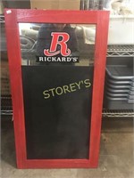 NEW Rickard's Red Chalk Board - 20 x 36