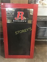 NEW Rickard's Red Chalk Board - 20 x 36