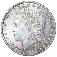 1886 Morgan Silver Dollar CLOSELY UNCIRCULATED