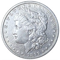 1897-O Morgan Silver Dollar NEARLY UNCIRCULATED