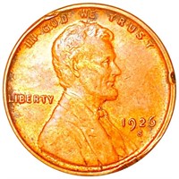 1926-S Lincoln Wheat Penny NEARLY UNCIRCULATED