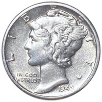 1942-D Mercury Silver Dime UNCIRCULATED