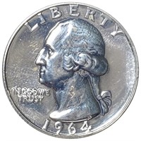 1964 Washington Quarter GEM PROOF