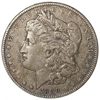 1890 Morgan Silver Dollar ABOUT UNCIRCULATED
