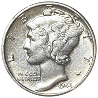 1944-D Mercury Silver Dime UNCIRCULATED