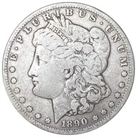 1890-S Morgan Silver Dollar NICELY CIRCULATED