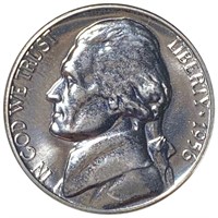1956 Jefferson Nickel GEM PROOF
