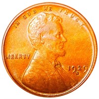 1929-D Lincoln Wheat Penny LIGHTLY CIRCULATED