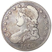 1832 Capped Bust Half Dollar ABOUT UNCIRCULATED