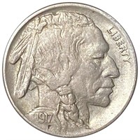 1917 Buffalo Head Nickel XF+