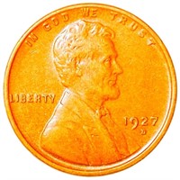 1927-D Lincoln Wheat Penny ABOUT UNCIRCULATED