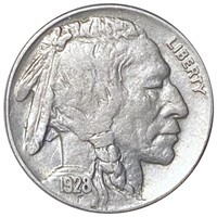 1928 Buffalo Head Nickel LIGHTLY CIRCULATED