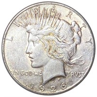 1926-S Silver Peace Dollar LIGHTLY CIRCULATED