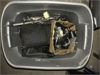 Tote Full Of Band Drum Music Stands Clamps Etc