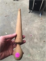 Antique Wooden Strainer Tool