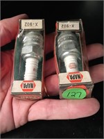 2 Vintage NAPA Spark Plugs