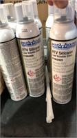 6 Tubes  RTV Low Volatile Clear Silicone