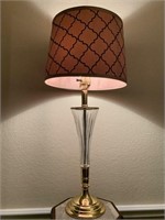 CRYSTAL TABLE LAMP 32" TALL