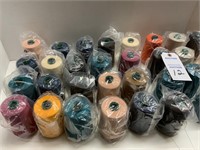 40 Large Spools of Assorted Colors of New Thread