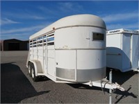 (DMV) 1985 Bronc 16' Livestock Trailer